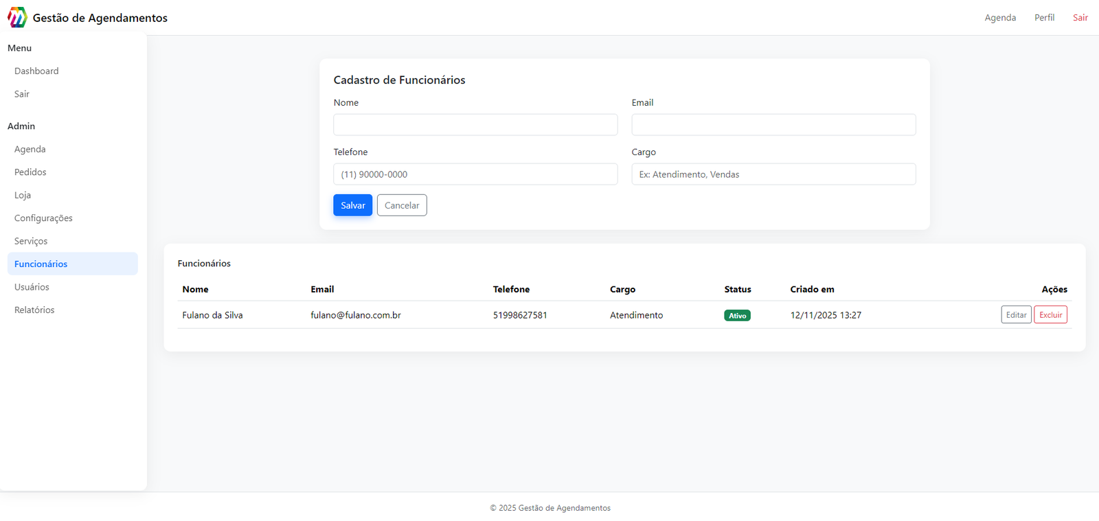 Agendamento para barbearias e clínicas estéticas
